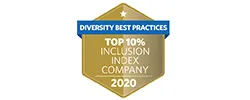 Diversity Best Practices Top 10% Inclusion Index Company 2020