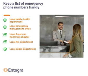 Emergency contacts